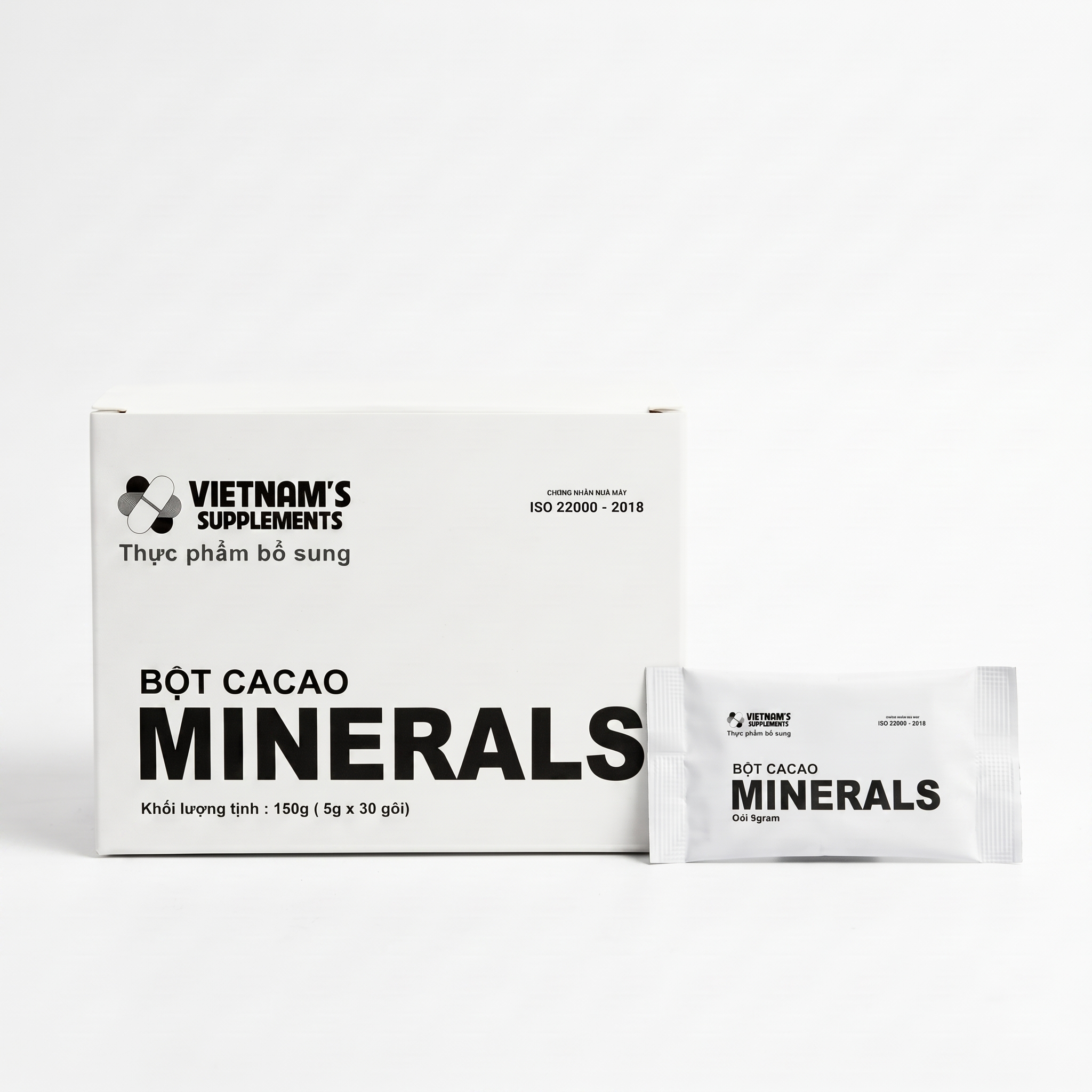 Bột Cacao Minerals (5g x 30 gói)