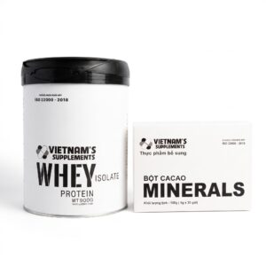 Combo Whey Protein Isolate & Khoáng Chất - VietNam's Supplements
