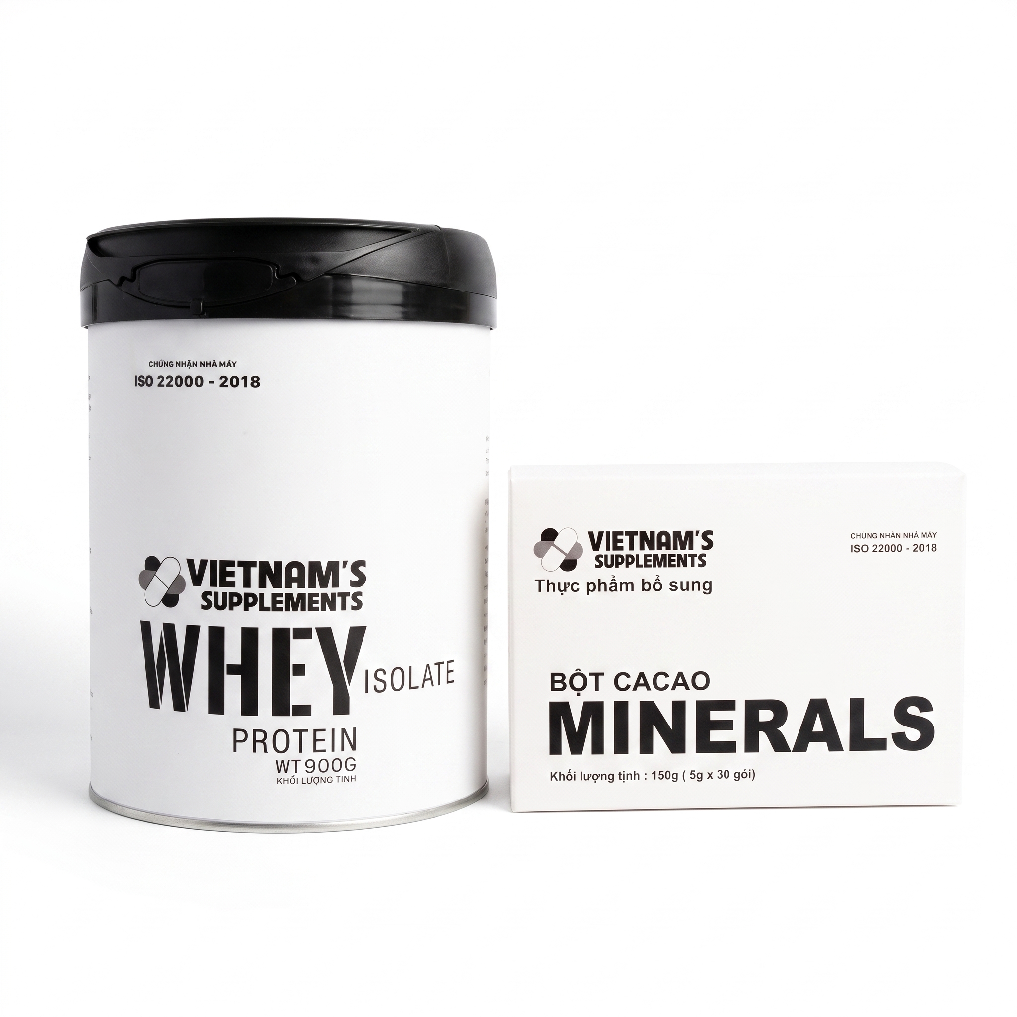 Combo Whey Protein Isolate & Khoáng Chất - VietNam's Supplements